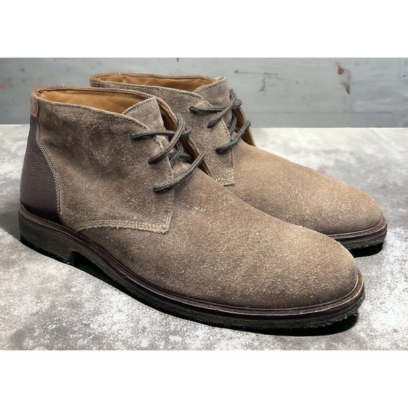 JOHNSTON & MURPHY Copeland Brown Suede Leather Crepe Chukka Boots Mens 13 Fast main image 5